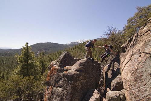 rock climbing