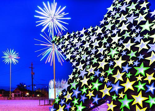 Playa Park Starway and Electric Dandelions